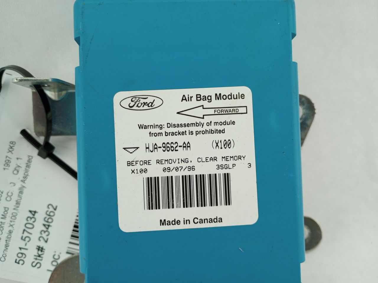 Jaguar XK8 Air Bag Module