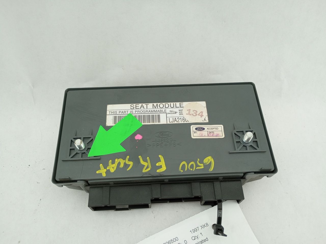 Jaguar XK8 Front Right Seat Control Module - 0