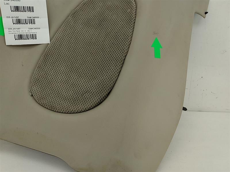 Jaguar XK8 Rear Right Interior Quarter Panel Trim