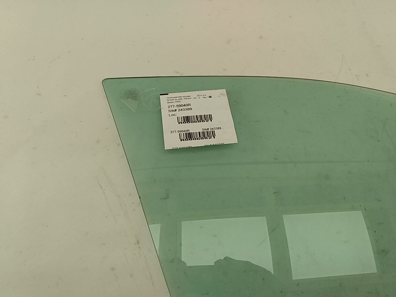 Saab 9-3 Front Right Door Glass