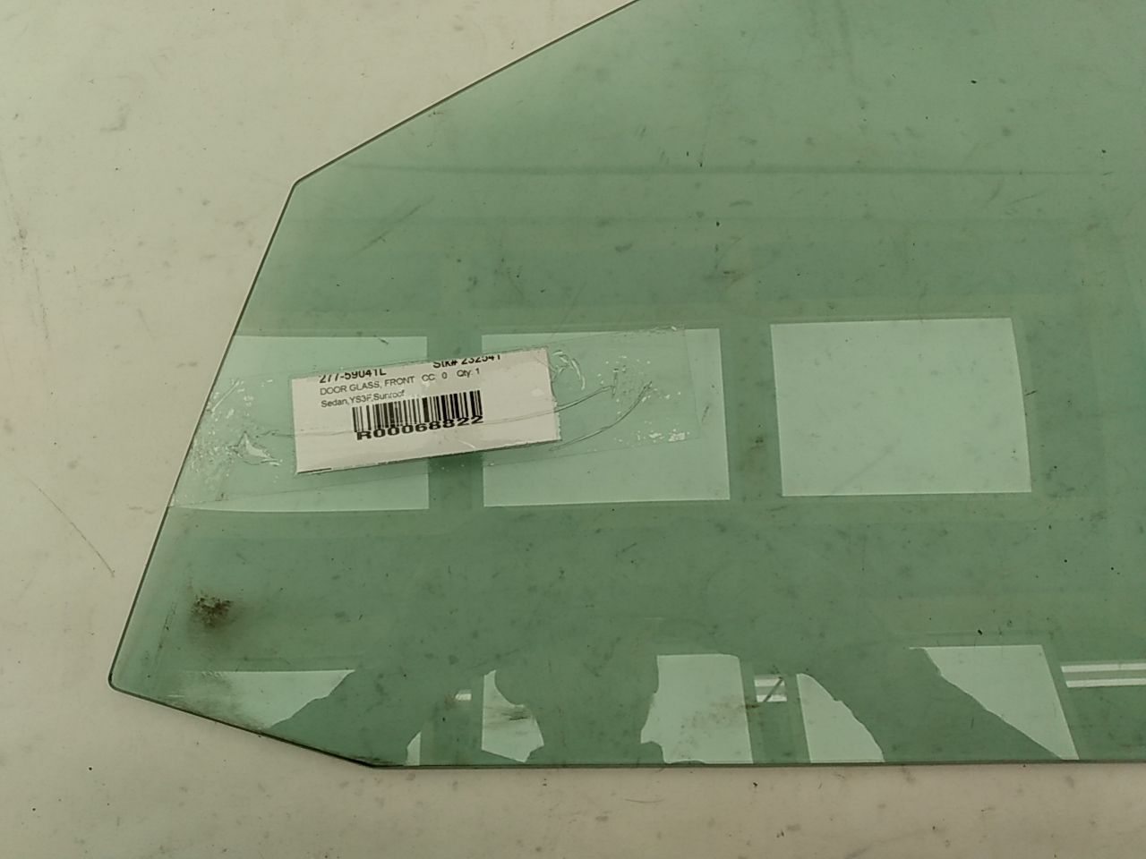 Saab 9-3 Front Left Door Glass