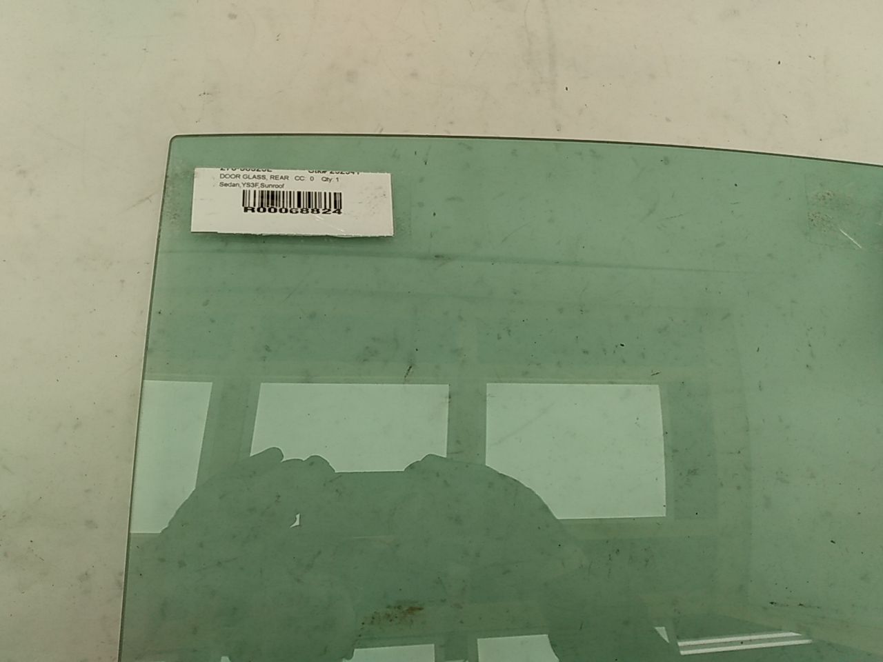 Saab 9-3 Rear Left Door Glass