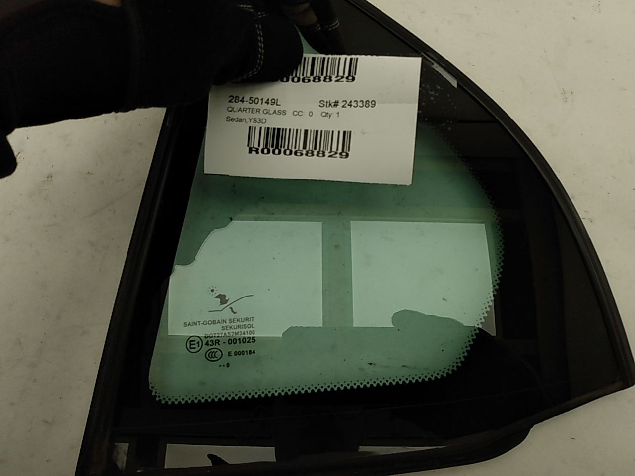 Saab 9-3 Rear Left Quarter Glass