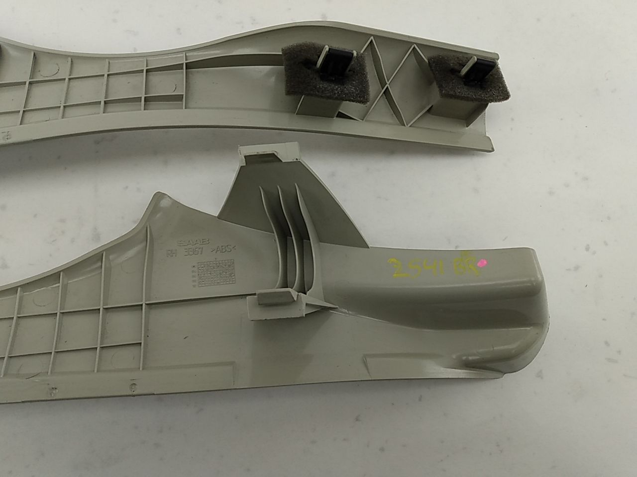 Saab 9-3 Pair Of Interior Door Sill Step Trims