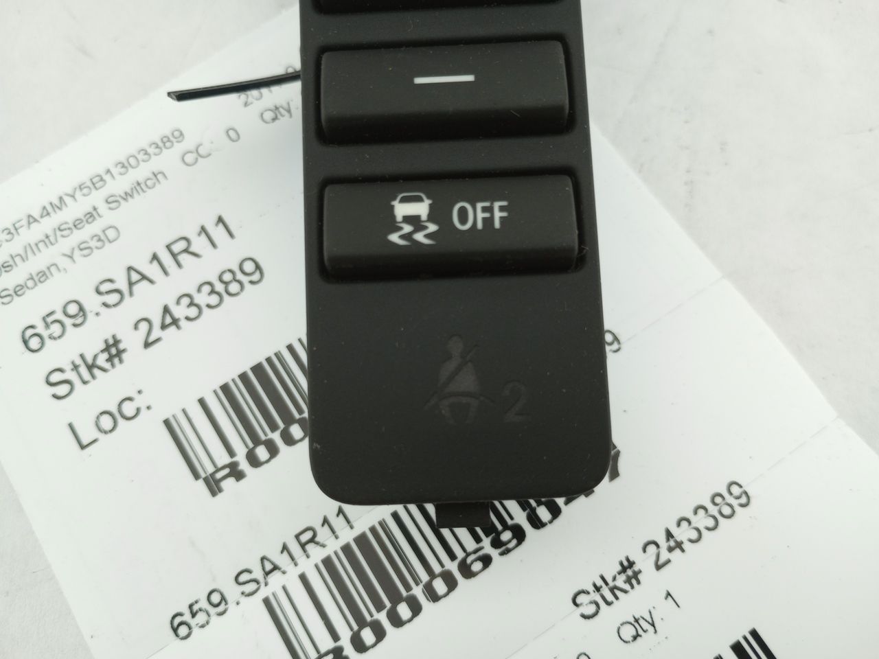 Saab 9-3 Night Panel Switch