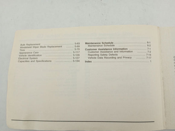 Chevrolet Silverado 1500 Owner's Manual