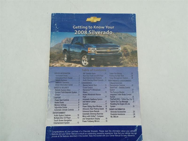 Chevrolet Silverado 1500 Owner's Manual