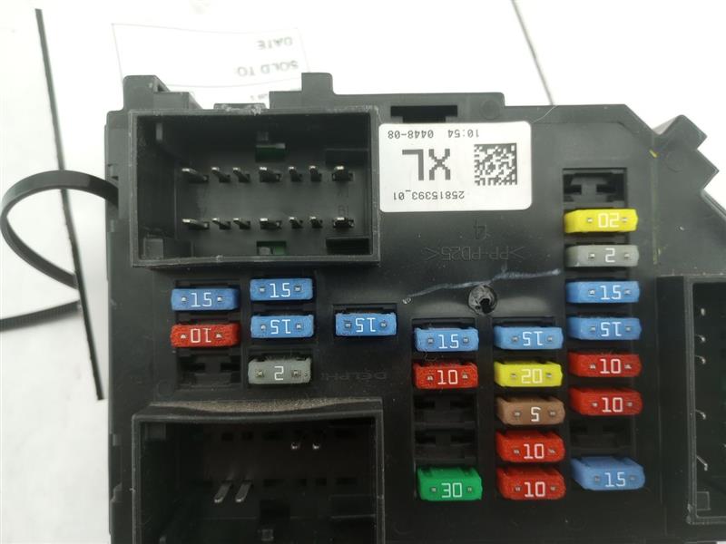 Chevrolet Silverado 1500 Interior Relay Fuse Box