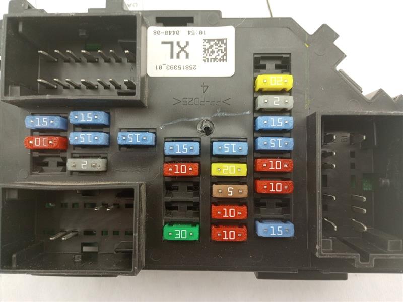 Chevrolet Silverado 1500 Interior Relay Fuse Box