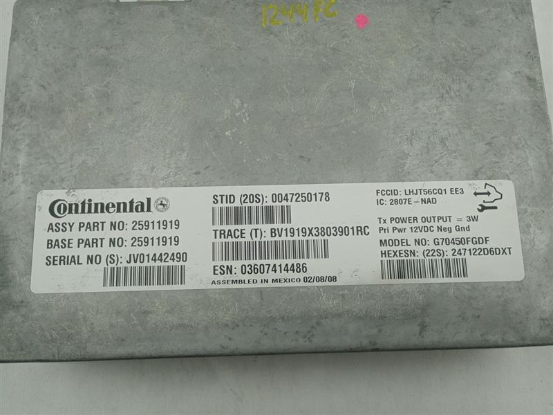 Chevrolet Silverado 1500 Communication Control Module