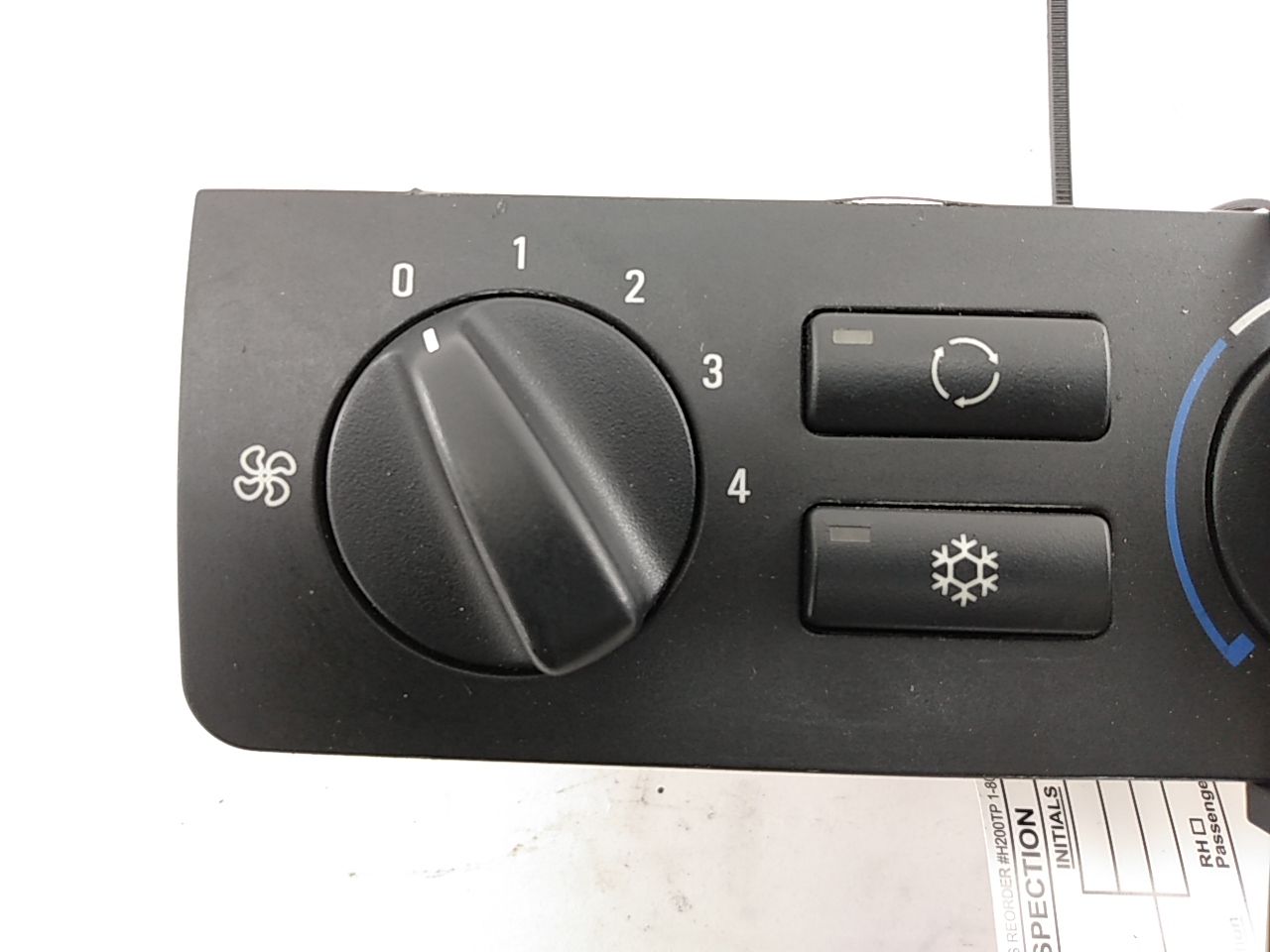 BMW 325i Climate Control Switch