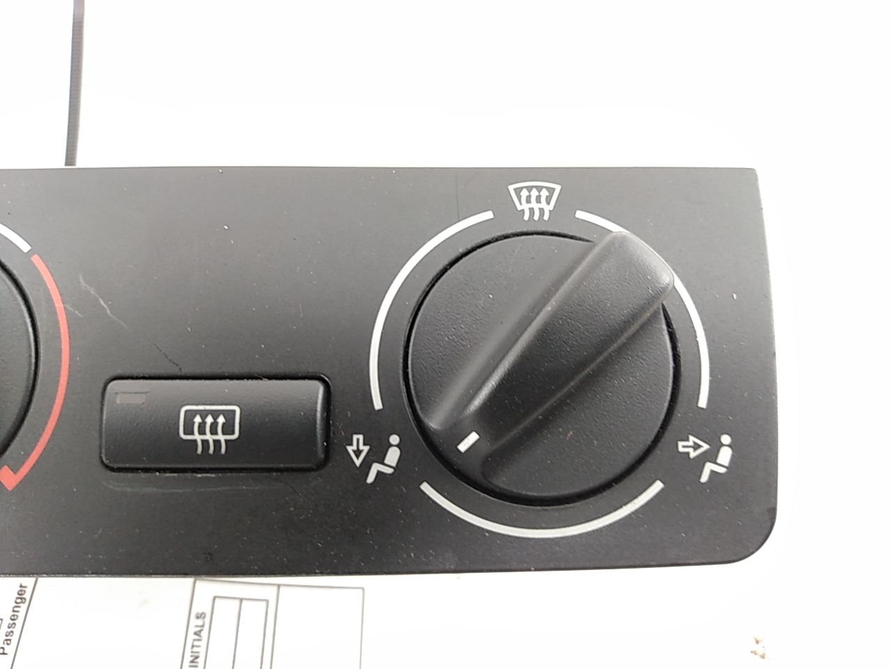 BMW 325i Climate Control Switch