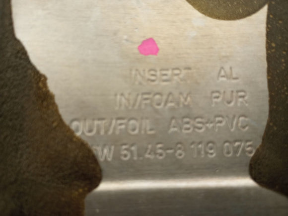 BMW 318i Right Dash Air Bag Cover