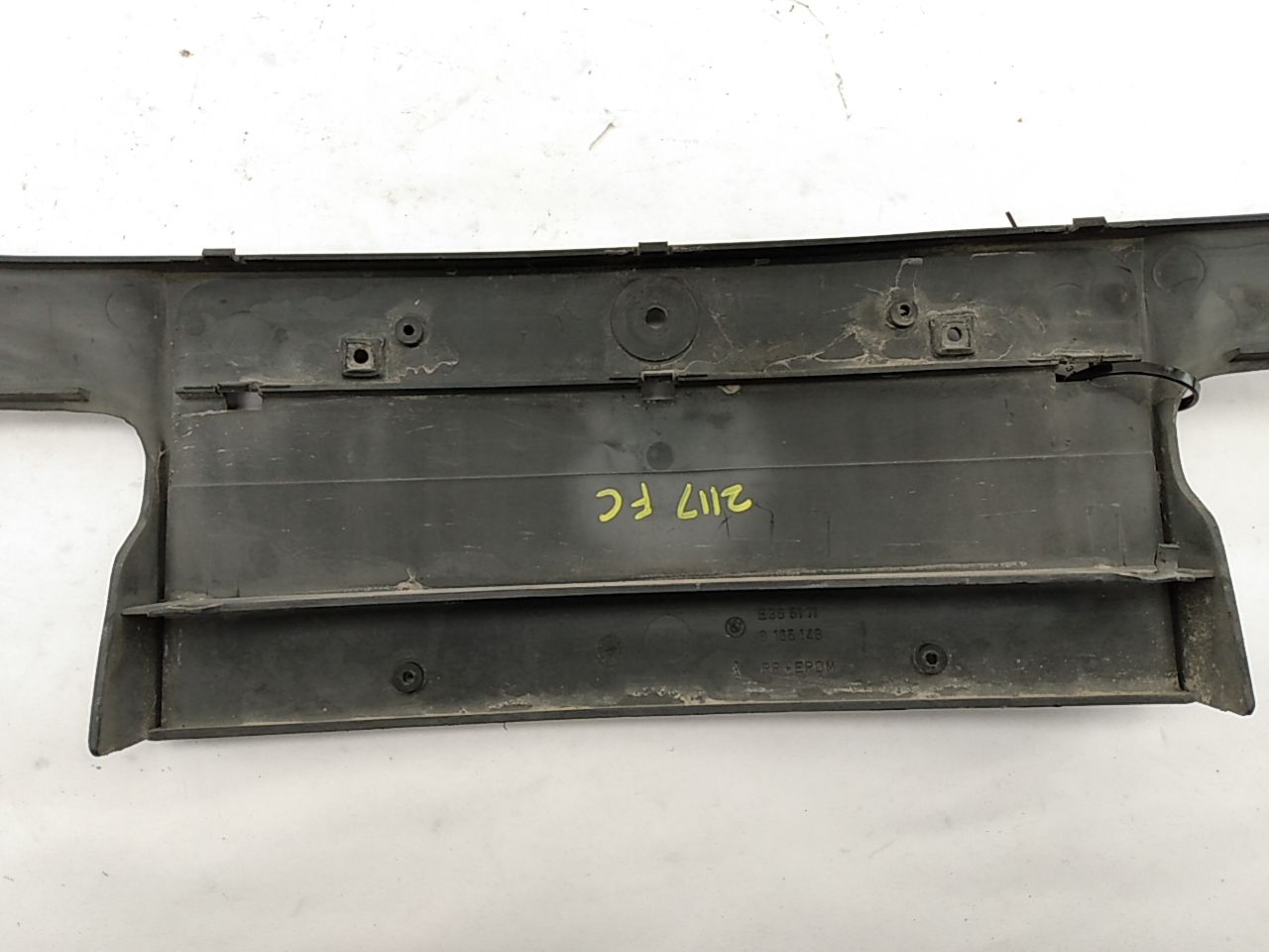 BMW 318i Front Bumper Cover License Plate Bracket Brase