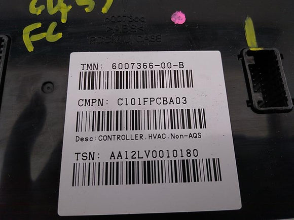 Tesla Model S HVAC Controller Module