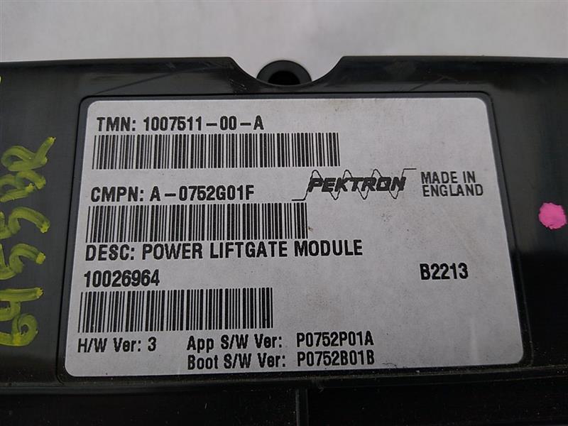 Tesla Model S Liftgate Control Module