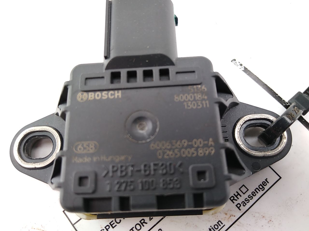 Tesla Model S Yaw Rate Sensor