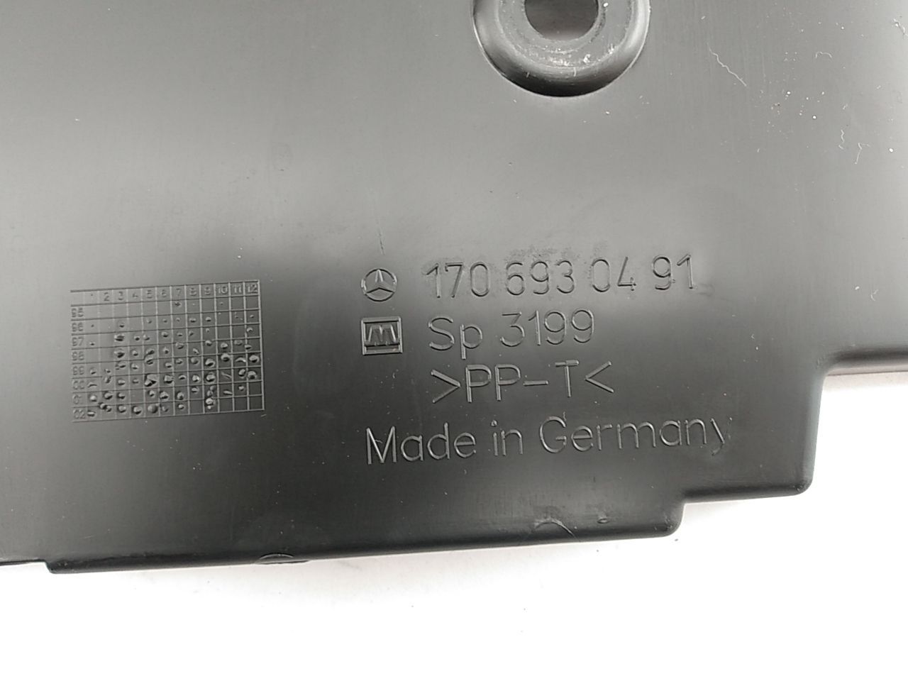 Mercedes SLK230 Rear Trunk Latch Cover Trim Panel