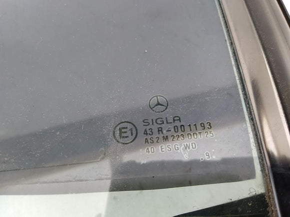 Mercedes SLK230 Rear Right Passenger Quarter Window Assembly