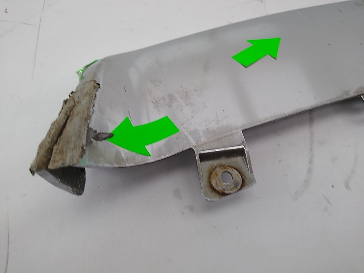 Tesla Model S *** AS IS *** Rear Bumper Trim