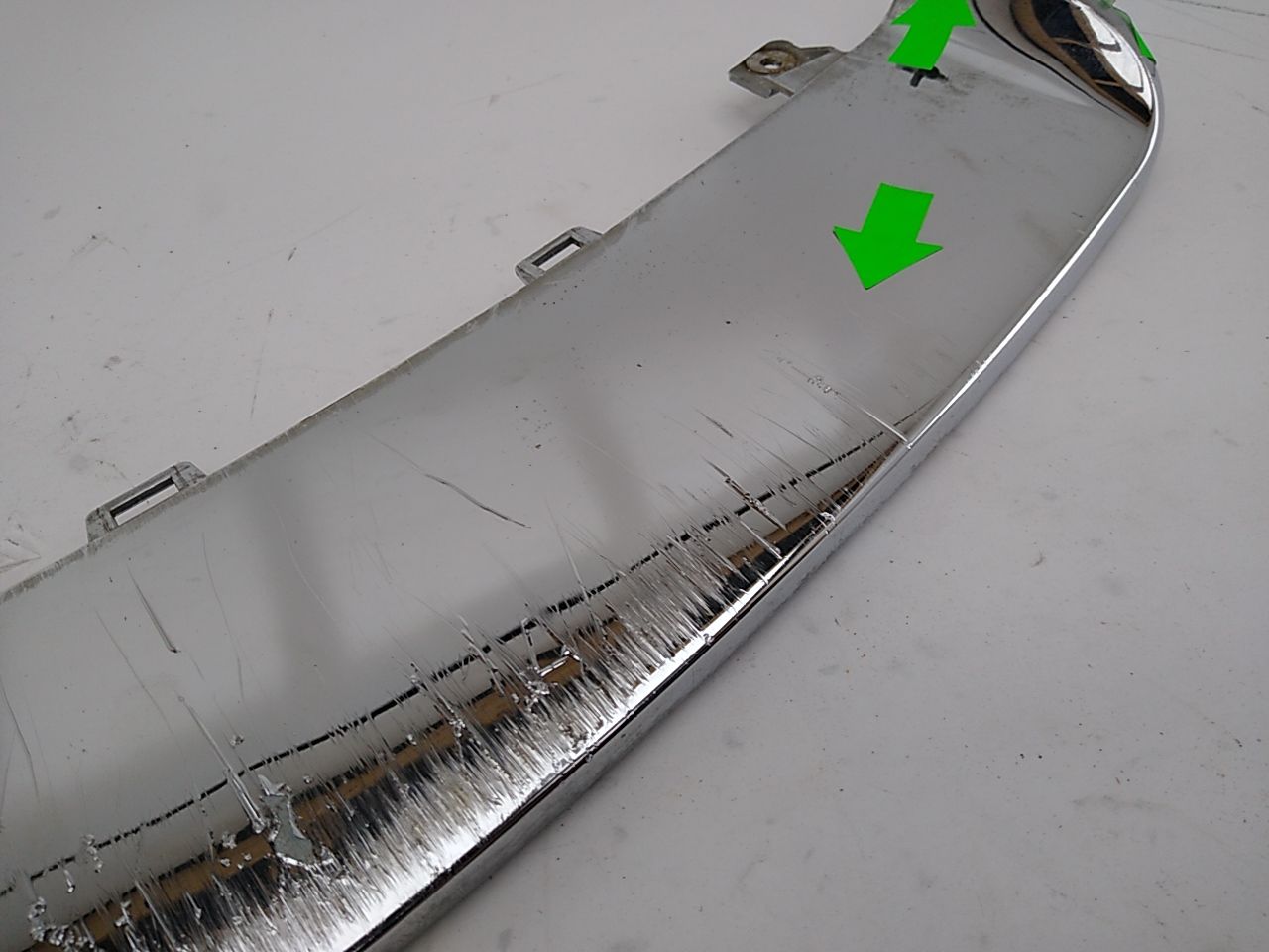 Tesla Model S *** AS IS *** Rear Bumper Trim