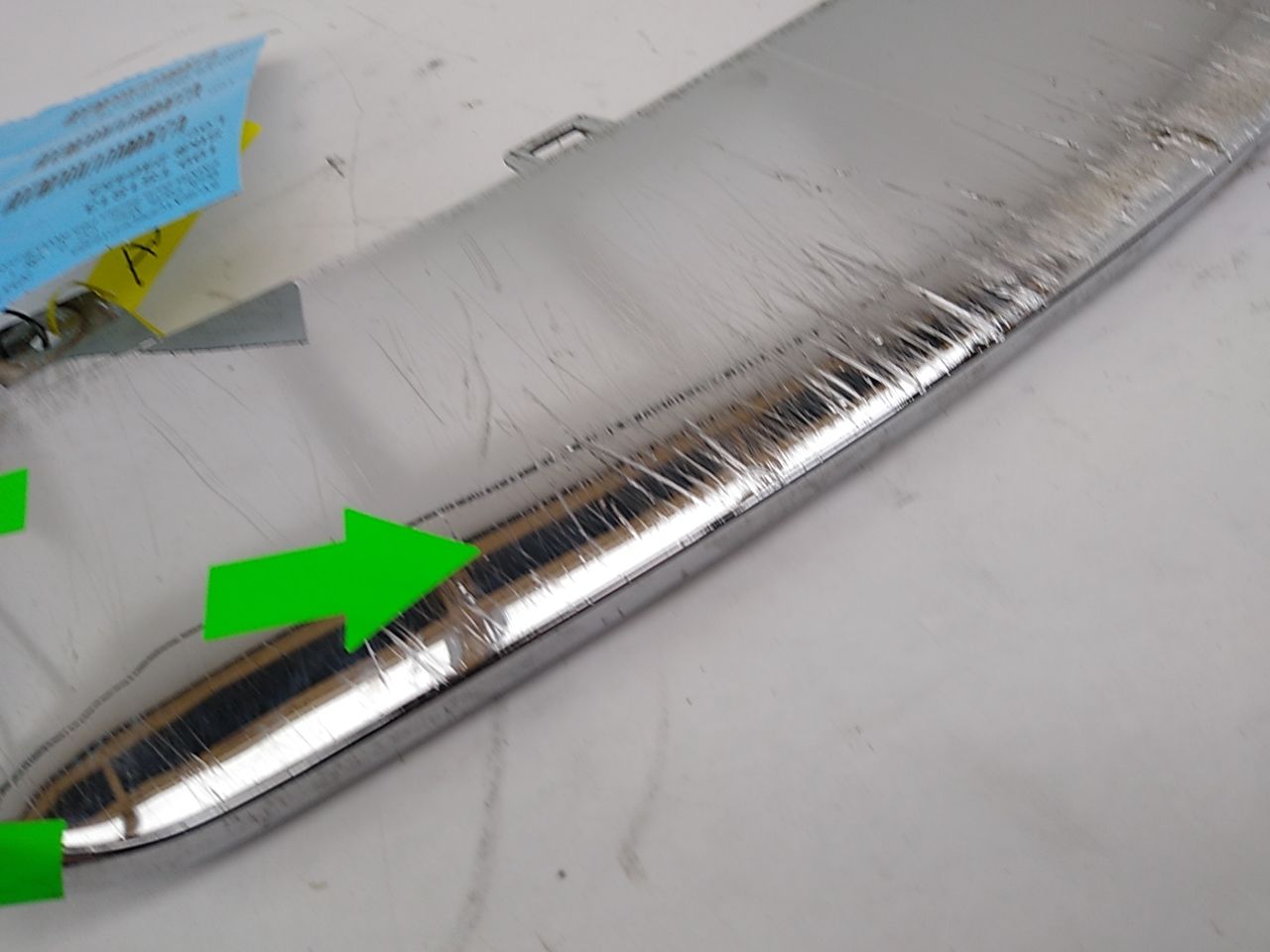 Tesla Model S *** AS IS *** Rear Bumper Trim