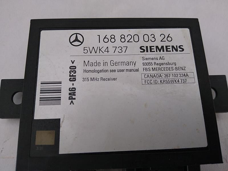 Mercedes SLK230 Ignition Immobilizer Unit