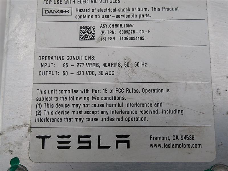 Tesla Model S Battery Charger