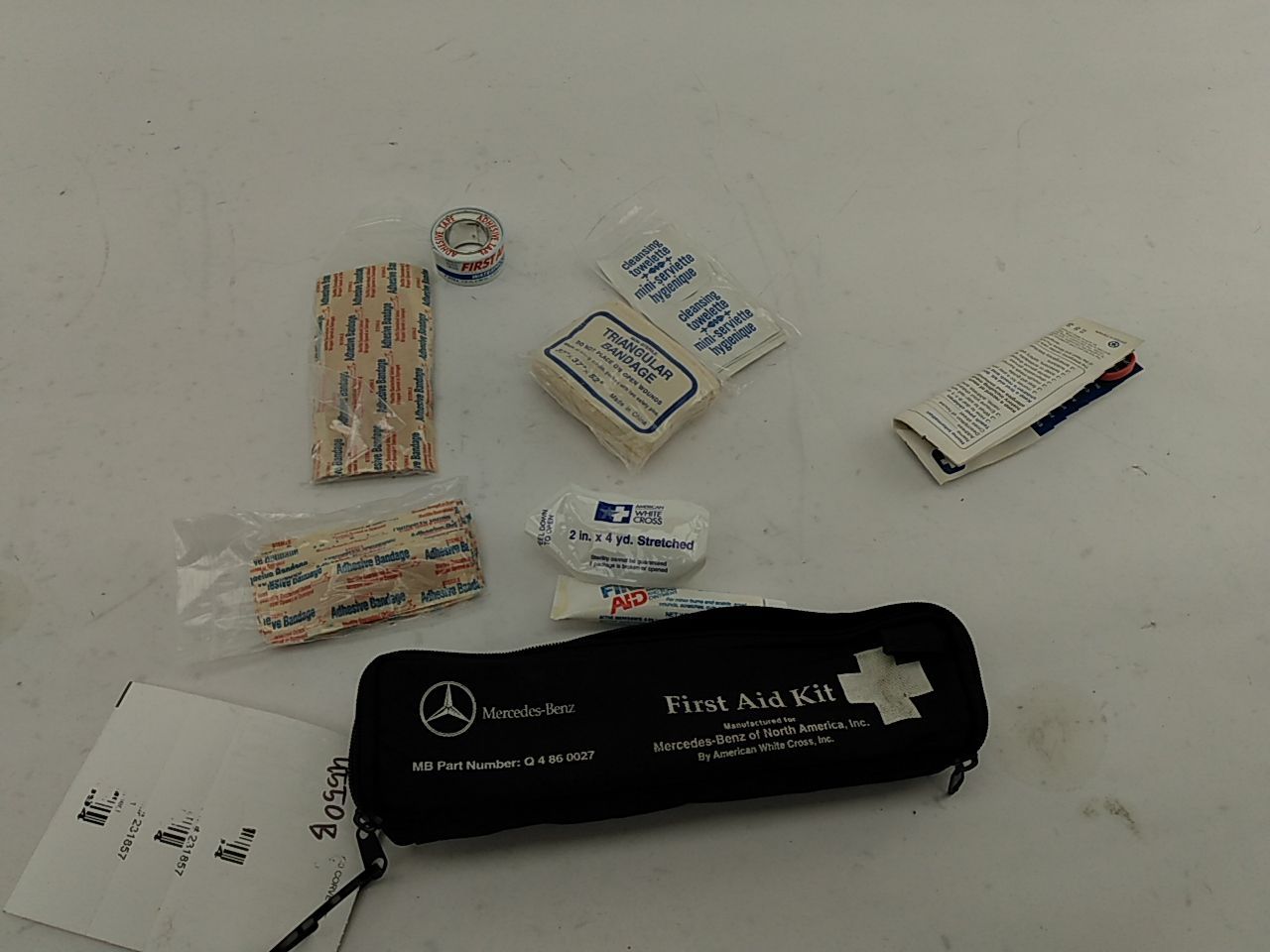 Mercedes SLK230 Emergency First Aid Kit Bag Assembly