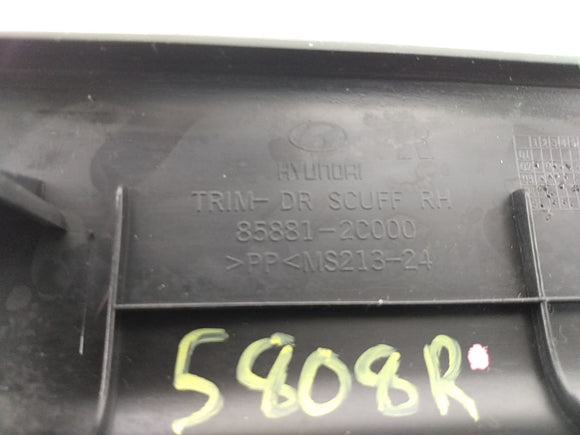 Hyundai Tiburon Pair Of Door Scuff Plate Trim