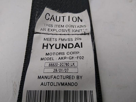 Hyundai Tiburon Front Right Passenger Seat Belt Retractor