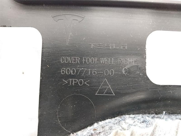 Tesla Model S Footweel Cover Trim Right