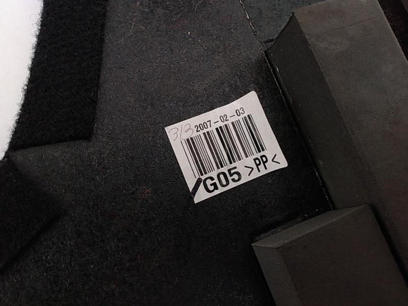 Hyundai Tiburon Spare Tire Floor Compartment Trim Cover