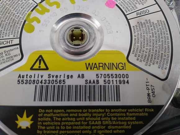 Saab 9-3 Steering Wheel Air Bag