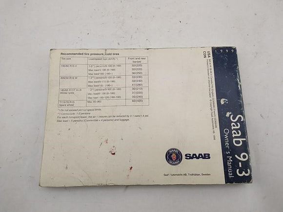 Saab 9-3 Owner's Manual