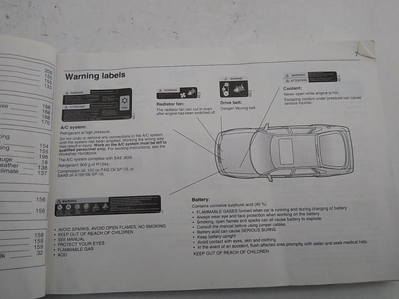 Saab 9-3 Owner's Manual