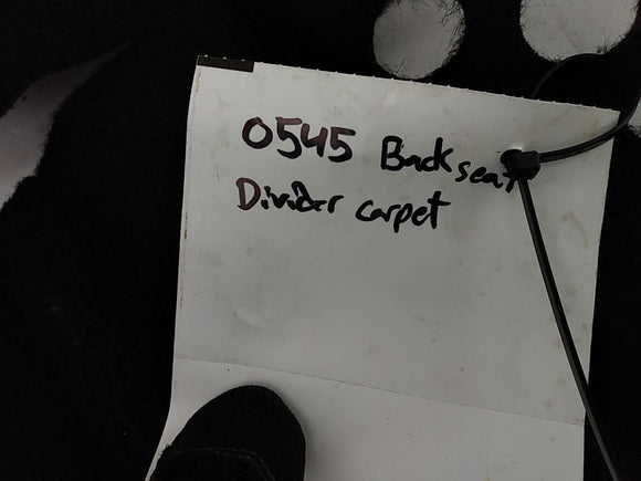 Saab 9-3 Rear Backseat Divider Carpet