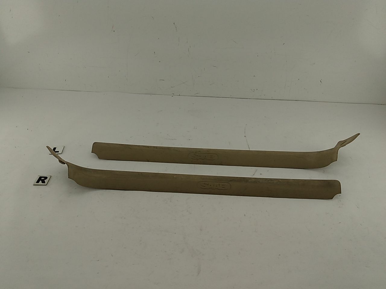 Saab 9-3 Pair Of Door Sill Trim Panel - 0