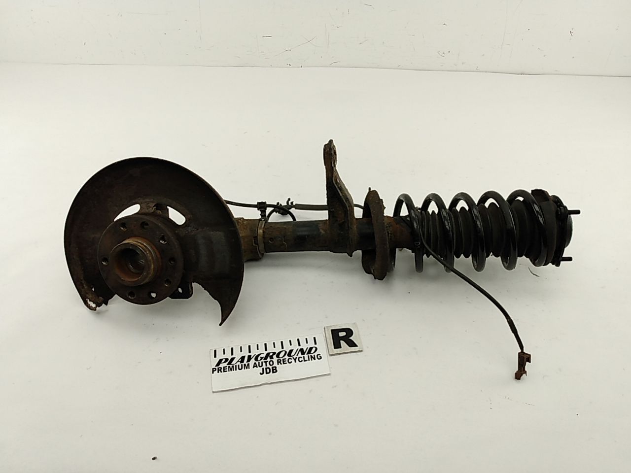 Saab 9-3 Passenger Right Front Strut With Knuckle Hub Assembly