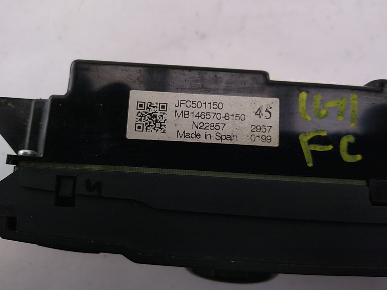 Range Rover Sport Temperature Climate Control Switch