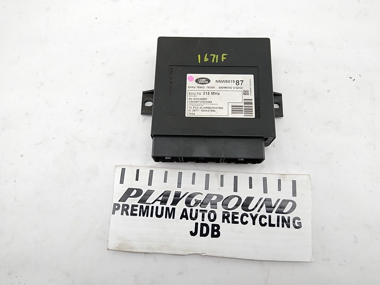 Range Rover Sport Tire Pressure Control Module