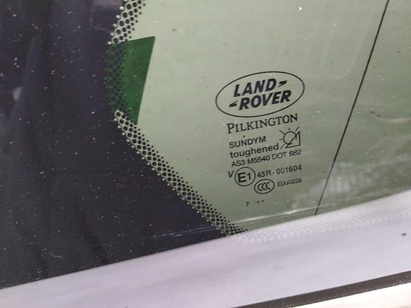 Range Rover Sport Rear Passenger Right Quarter Glass WIndow Panel