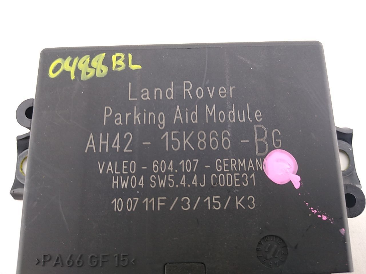 Range Rover Rear Driver Left Park Assist Control Module