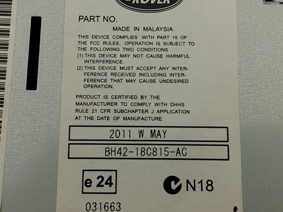 Range Rover Radio Stereo Audio Module Head Unit