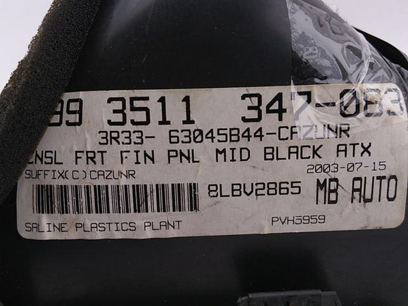 Ford Mustang Center Console Shifter Bezel Trim Cover Panel