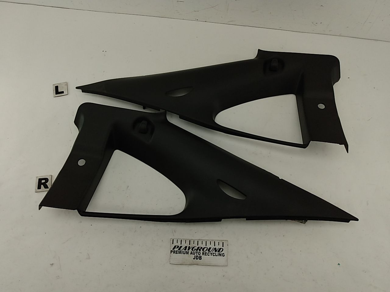 Ford Mustang Pair Of Rear Upper Quarter Window Cover Panels Trim