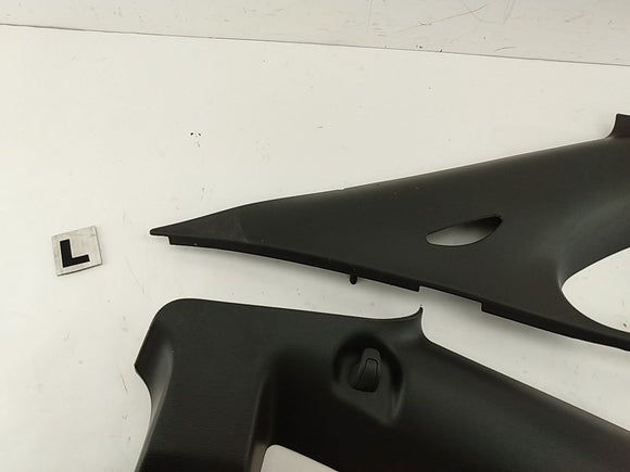 Ford Mustang Pair Of Rear Upper Quarter Window Cover Panels Trim