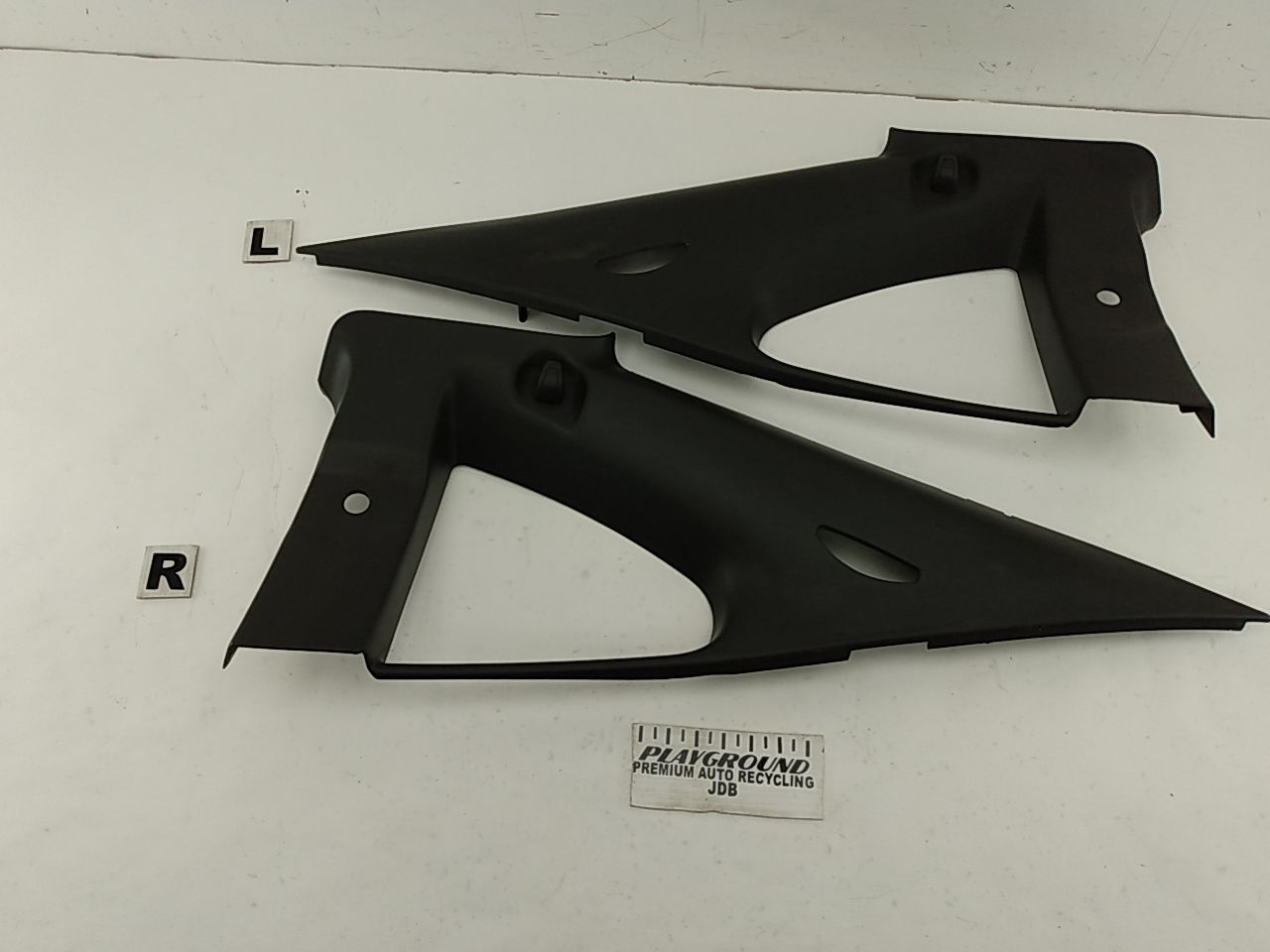 Ford Mustang Pair Of Rear Upper Quarter Window Cover Panels Trim