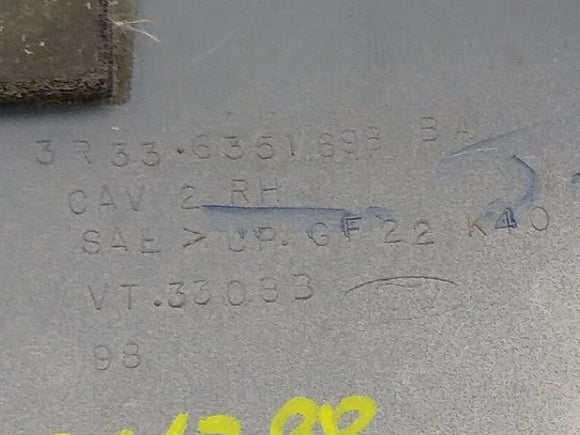 Ford Mustang Pair Of Rear Quarter Sail Panels