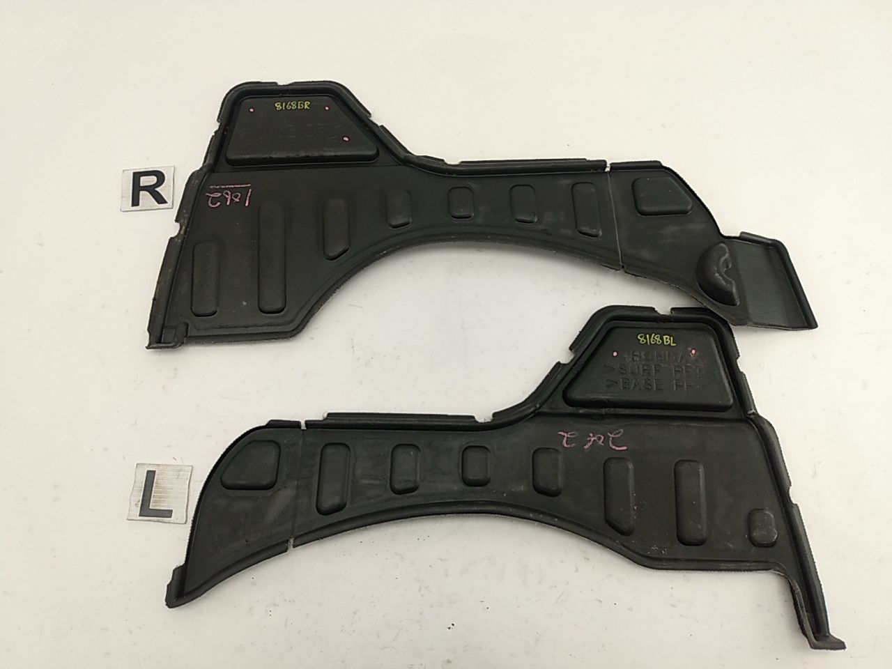 Acura RSX Pair Of Rear Trunk Floor Carpet Trim Panels